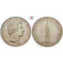 Bayern, Königreich, Ludwig I., Geschichtstaler 1835, vz
