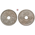 Dänemark, Christian X., 10 Öre 1924-1947, ss