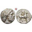 Makedonien, Königreich, Philipp II., Tetradrachme 342-328 v.Chr., ss-vz