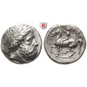 Makedonien, Königreich, Philipp II., Tetradrachme 354-348 v.Chr., ss-vz