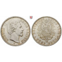 Deutsches Kaiserreich, Bayern, Ludwig II., 5 Mark 1876, D, f.st, J. 42