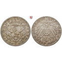 Deutsches Kaiserreich, Bremen, 5 Mark 1906, J, st, J. 60
