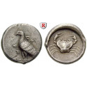 Sizilien, Akragas, Didrachme ca. 490-483 v.Chr., ss+/ss-vz