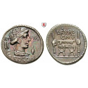 Römische Republik, L. Furius Brocchus, Denar 63 v.Chr., vz-st