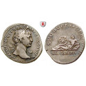 Römische Kaiserzeit, Traianus, Denar 112-114, ss