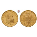 Deutsches Kaiserreich, Württemberg, Wilhelm II., 20 Mark 1894, F, f.st, J. 296