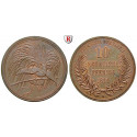 Nebengebiete, Deutsch-Neuguinea, 10 Neu-Guinea Pfennig 1894, Paradiesvogel, A, st, J. 703