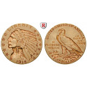 USA, 5 Dollars 1914, 7,52 g fein, ss-vz
