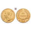 Frankreich, Napoleon I. (Kaiser), 20 Francs 1803-1807, 5,81 g fein, ss