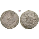 Belgien, Brabant, Philipp II., 1/2 Philippstaler 1589, ss-vz