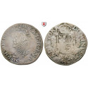 Belgien, Tournai, Philipp II., 1/2 Philippstaler 1589, ss