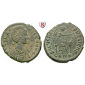 Römische Kaiserzeit, Aelia Flaccilla, Frau Theodosius I., Bronze 383-388, ss