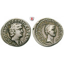 Römische Republik, Octavian und Marcus Antonius, Denar 41 v.Chr., ss