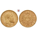 Deutsches Kaiserreich, Württemberg, Wilhelm II., 10 Mark 1905, F, ss-vz, J. 295