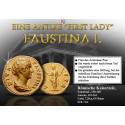Römische Kaiserzeit, Faustina I., Frau des Antoninus Pius, Aureus 141-161, f.st