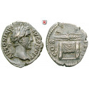 Römische Kaiserzeit, Antoninus Pius, Denar 145-161, ss+