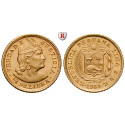 Peru, Republik, 1/5 Libra 1906-1967, 1,47 g fein, bfr.