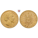 Deutsches Kaiserreich, Bayern, Ludwig II., 10 Mark 1881, D, ss, J. 196