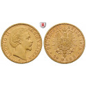 Deutsches Kaiserreich, Bayern, Ludwig II., 20 Mark 1878, D, ss-vz/vz, J. 197