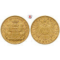 Deutsches Kaiserreich, Hamburg, 10 Mark 1900, J, ss-vz, J. 211
