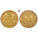 Deutsches Kaiserreich, Hamburg, 10 Mark 1903, J, vz, J. 211