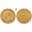 Deutsches Kaiserreich, Hessen, Ernst Ludwig, 10 Mark 1898, A, ss-vz, J. 224