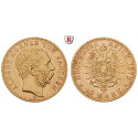 Deutsches Kaiserreich, Sachsen, Albert, 10 Mark 1875, E, ss, J. 261
