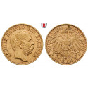Deutsches Kaiserreich, Sachsen, Albert, 10 Mark 1896, E, ss+, J. 263