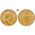 Deutsches Kaiserreich, Sachsen, Friedrich August III., 20 Mark 1914, E, f.st, J. 268