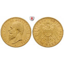 Deutsches Kaiserreich, Schaumburg-Lippe, Georg, 20 Mark 1898, A, ss-vz, J. 285