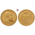 Deutsches Kaiserreich, Württemberg, Wilhelm II., 10 Mark 1902, F, f.vz, J. 295