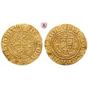 Grossbritannien, Henry VI., Quarter-noble 1422-1427 (Annulet issue), ss