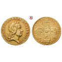 Grossbritannien, George I., Quarter-Guinea 1718, f.vz