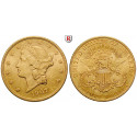 USA, 20 Dollars 1907, 30,09 g fein, vz+