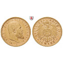 Deutsches Kaiserreich, Württemberg, Wilhelm II., 10 Mark 1911, F, f.vz, J. 295