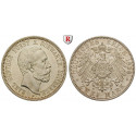 Deutsches Kaiserreich, Schwarzburg-Sondershausen, Karl Günther, 2 Mark 1896, A, vz/f.st, J. 168