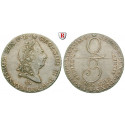 Braunschweig, Königreich Hannover, Georg III., 2/3 Taler 1814, vz