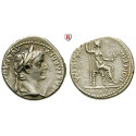 Römische Kaiserzeit, Tiberius, Denar 14-37, ss+