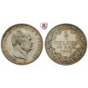 Hohenzollern, Hohenzollern-Sigmaringen, Friedrich Wilhelm IV. von Preußen, 1/2 Gulden 1852, f.st