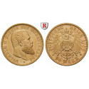 Deutsches Kaiserreich, Württemberg, Wilhelm II., 20 Mark 1900, F, f.st, J. 296