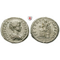 Römische Kaiserzeit, Geta, Caesar, Denar 200-202, vz