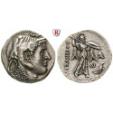 Ägypten, Königreich der Ptolemäer, Ptolemaios I., Tetradrachme 311/306 v. Chr., vz