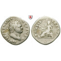 Römische Kaiserzeit, Titus, Caesar, Denar 75, ss