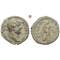 Römische Kaiserzeit, Hadrianus, Denar 134-138, f.vz