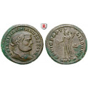 Römische Kaiserzeit, Galerius, Follis 299-300, ss+