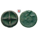 Thrakien-Donaugebiet, Istros, Bronze 420-400 v.Chr., ss/s