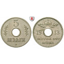 Nebengebiete, Deutsch-Ostafrika, 5 Heller 1913, A, ss+, J. 718