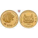 Singapur, 50 Dollars 1992, 15,55 g fein, PP