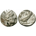 Attika, Athen, Tetradrachme nach 449 v.Chr., ss+
