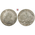 Brandenburg-Preussen, Königreich Preussen, Friedrich II., 1/2 Reichstaler 1750, ss+